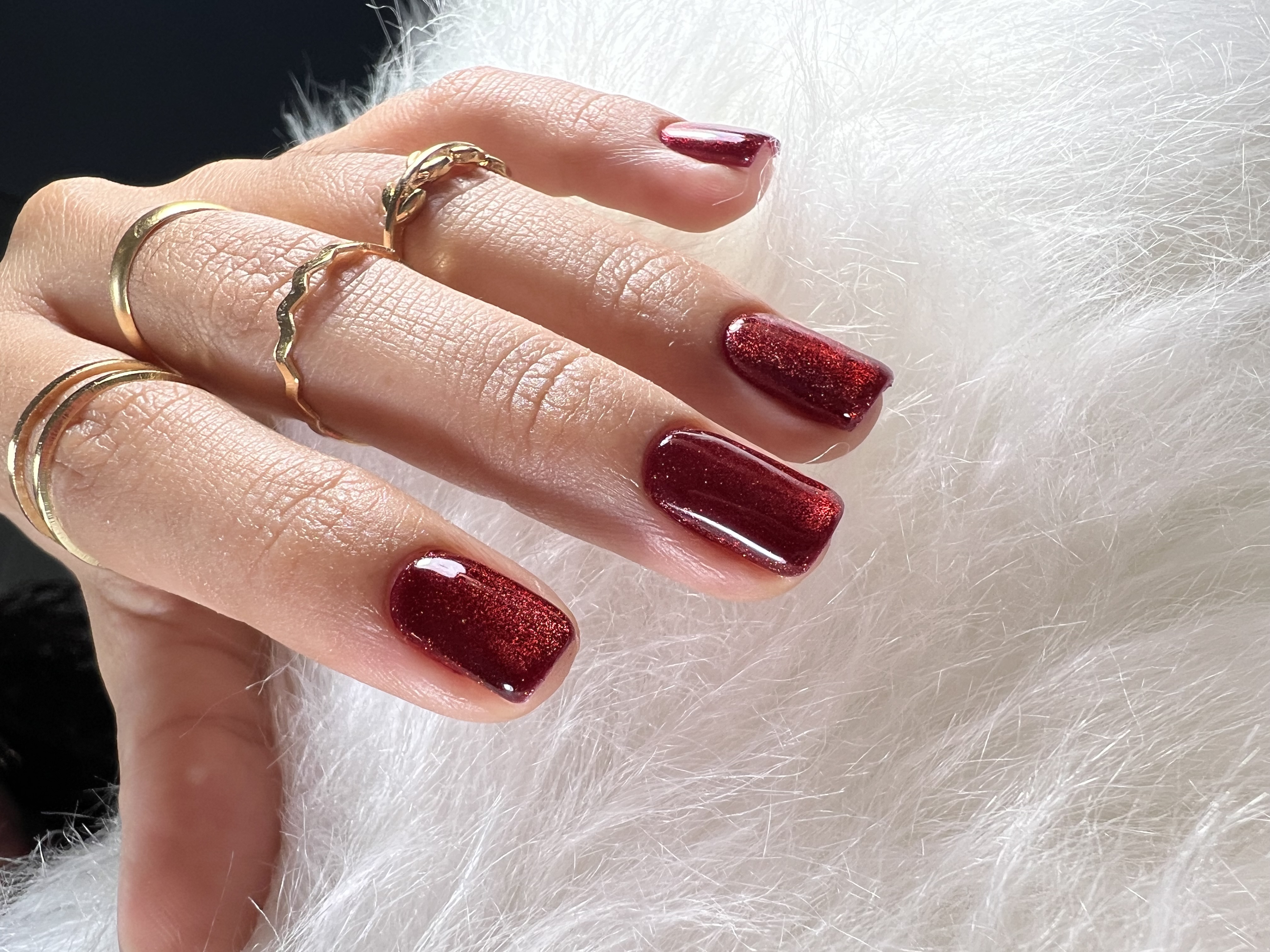 Manicura semipermanente con rubber